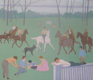 A Day at the Farm, painting by Alice L. L. Ferguson